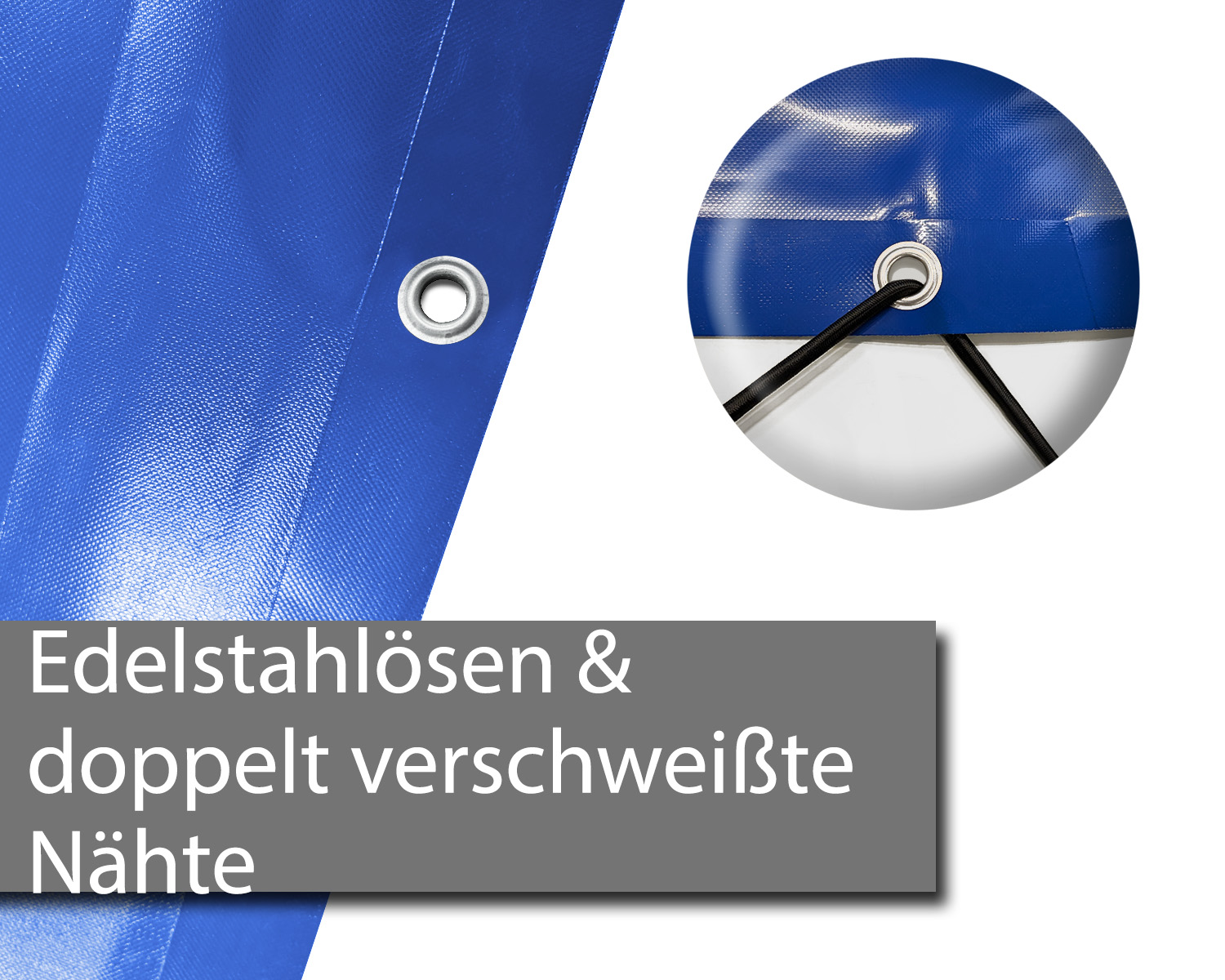 AirDeluxe Runde aufblasbare Poolabdeckung